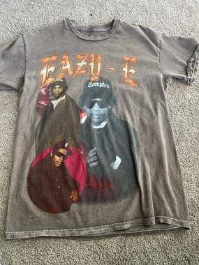 Eazy-E Vintage Graphic T-Shirt Acid Wash Ruthless Records Men's Size S